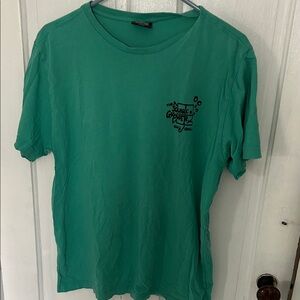 Green Square Grouper Graphic T-Shirt